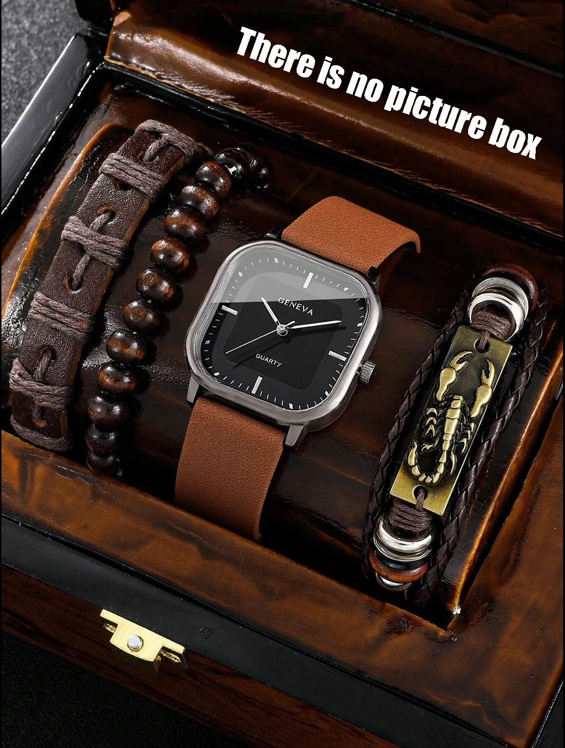 No gift box; men's leather str - Jewellery Watch avis et prix