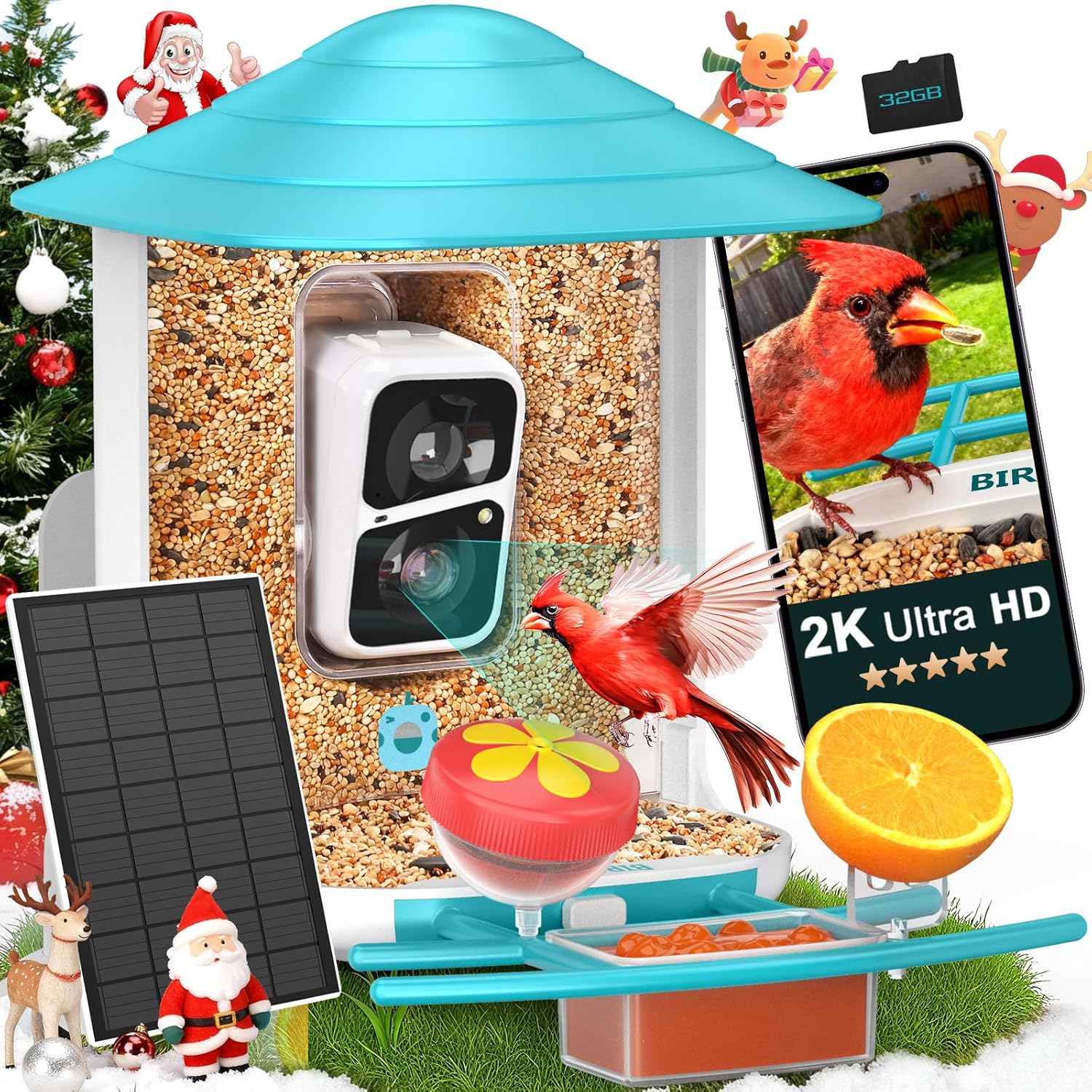 2K HD Bird Feeder Camera with  - Watches & Jewelry Repair Center New York avis et prix