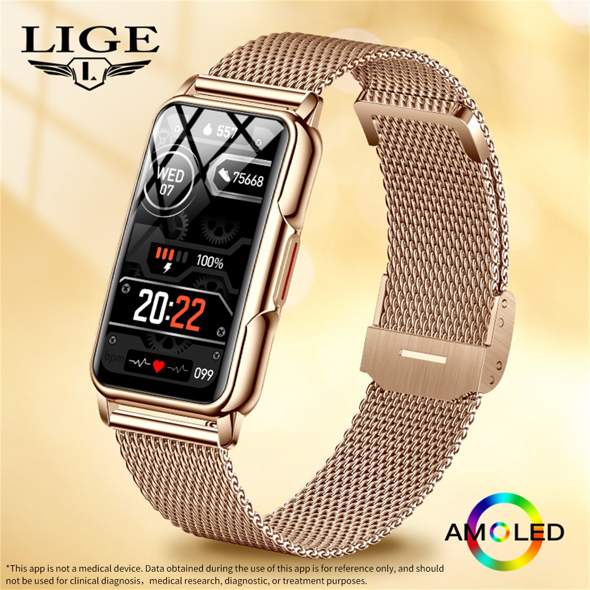 LIGE Smart Watch Men Women Fit - Jewelry Watches Women avis et prix