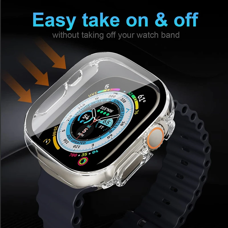 Glass+case For Apple Watch Ult - Jewelry Smart Watches avis et prix