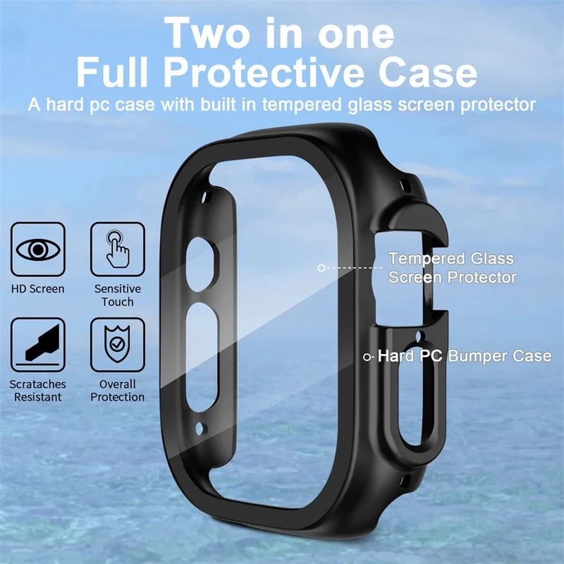 Glass+case For Apple Watch Ult - Jewelry Smart Watches avis et prix